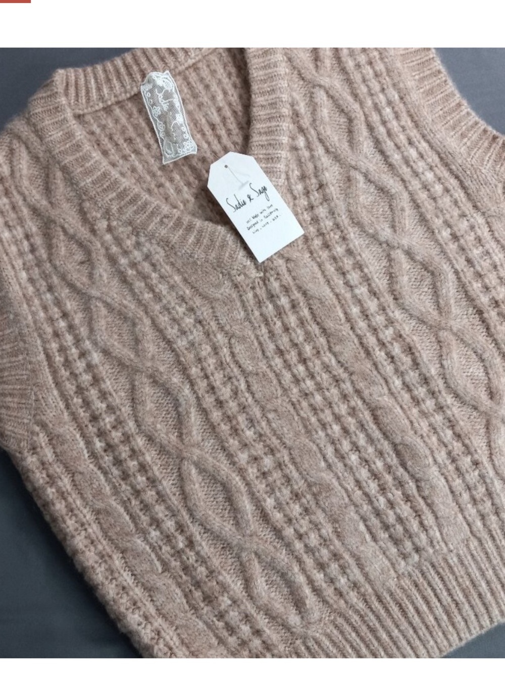 Sadie & Sage Knitted Vest